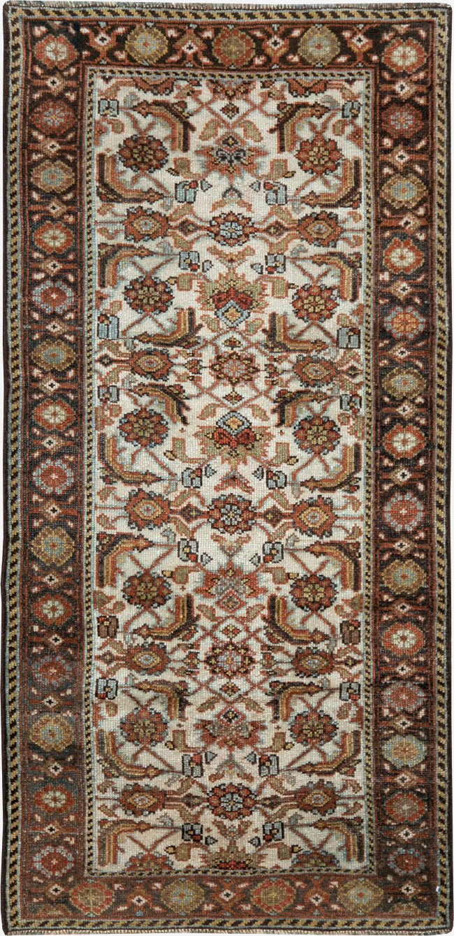 Vintage Persian Mahal Rug, No.25855 - Galerie Shabab
