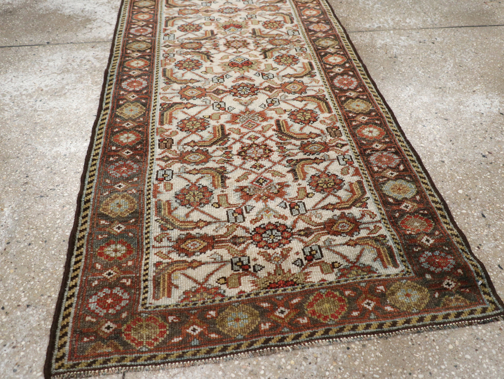 Vintage Persian Mahal Rug, No.25855 - Galerie Shabab
