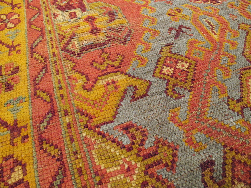 Antique Turkish Oushak Gallery Rug, No.25859 - Galerie Shabab