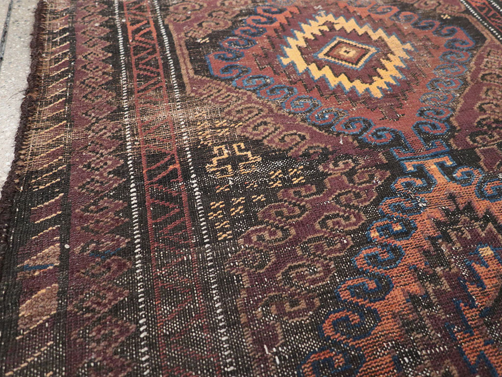 Vintage Afghan Baluch Rug, No.25860 - Galerie Shabab