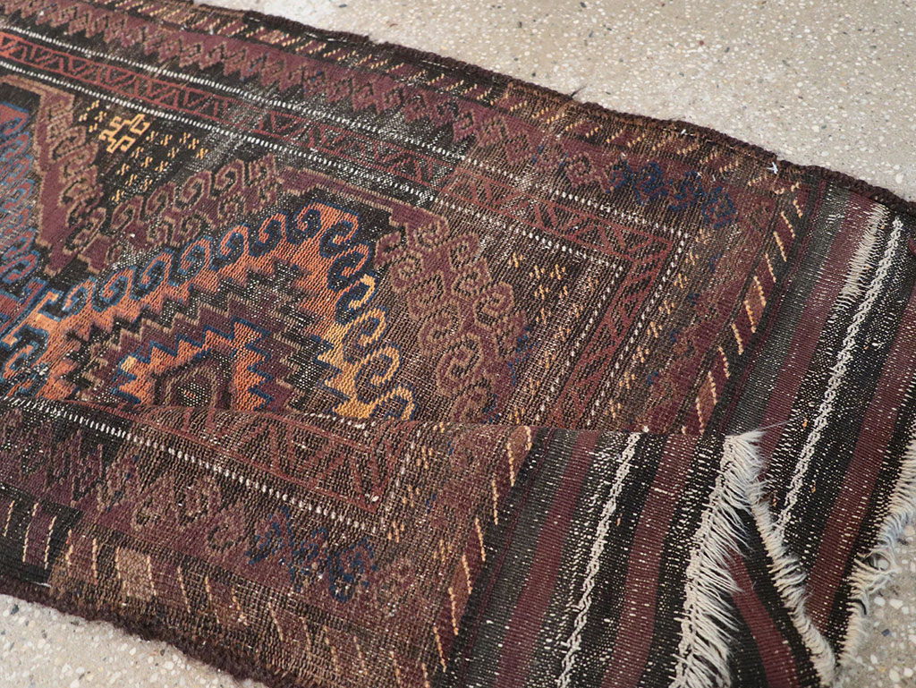 Vintage Afghan Baluch Rug, No.25860 - Galerie Shabab