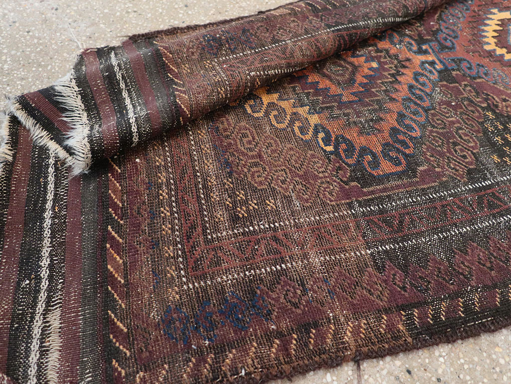 Vintage Afghan Baluch Rug, No.25860 - Galerie Shabab