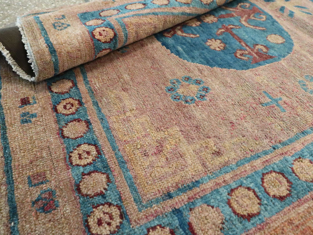 Antique East Turkestan Khotan Accent Rug, No.25862 - Galerie Shabab