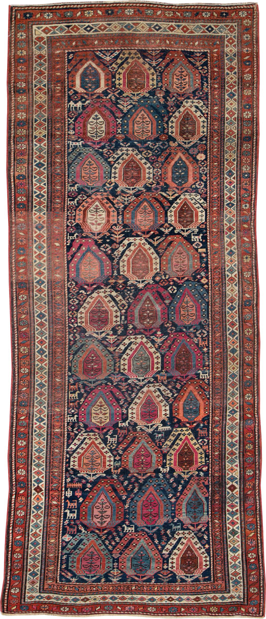 Antique Caucasian Runner, No.25873 - Galerie Shabab