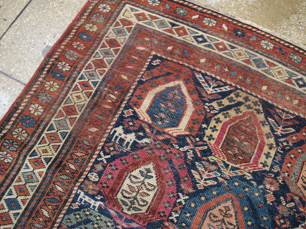 Antique Caucasian Runner, No.25873 - Galerie Shabab