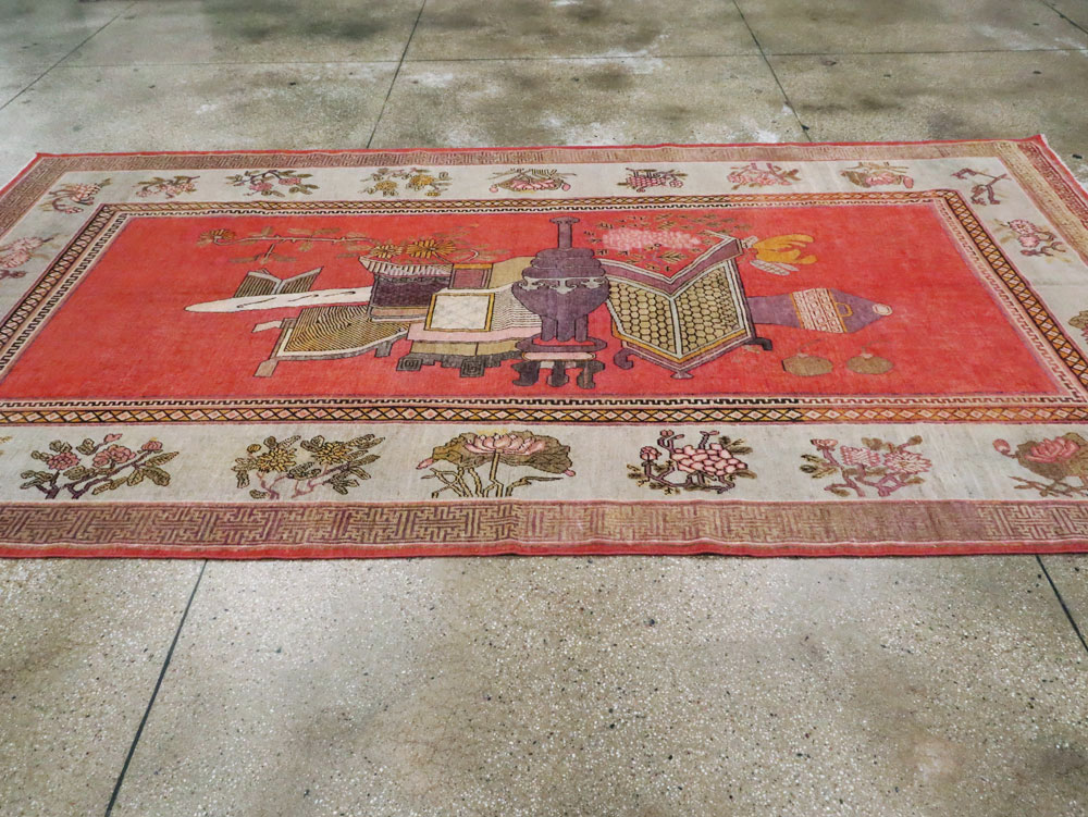 Antique Khotan Carpet, No.25874 - Galerie Shabab