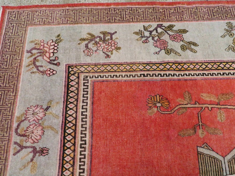 Antique Khotan Carpet, No.25874 - Galerie Shabab