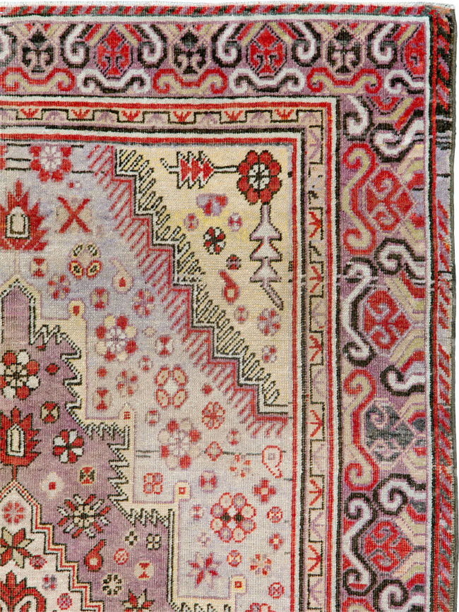 Vintage East Turkestan Khotan Rug, No.25882 - Galerie Shabab
