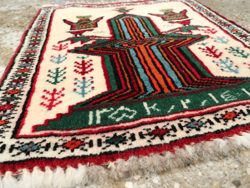 Vintage Persian Pictorial Baluch rug, No.25887 - Galerie Shabab