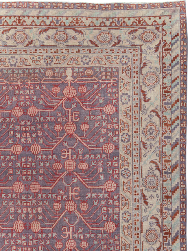 Antique Khotan Carpet, No.25889 - Galerie Shabab