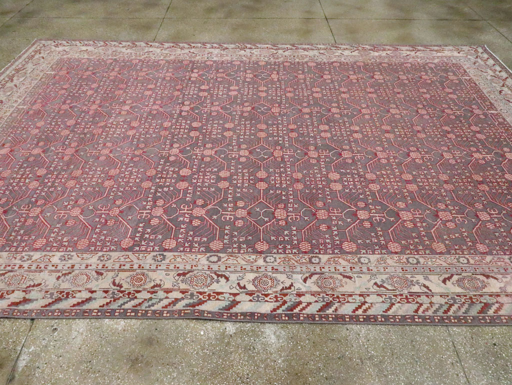 Antique Khotan Carpet, No.25889 - Galerie Shabab
