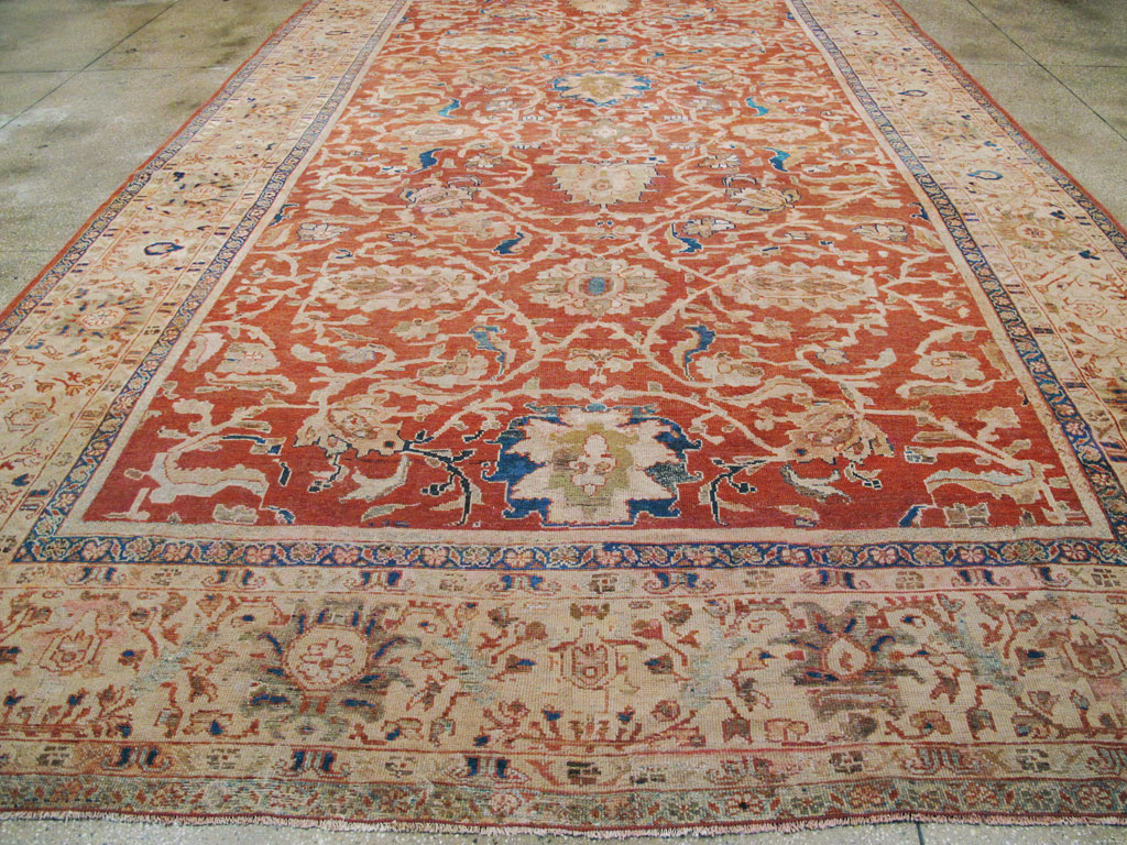 Antique Persian Mahal Large Carpet, No.25893 - Galerie Shabab