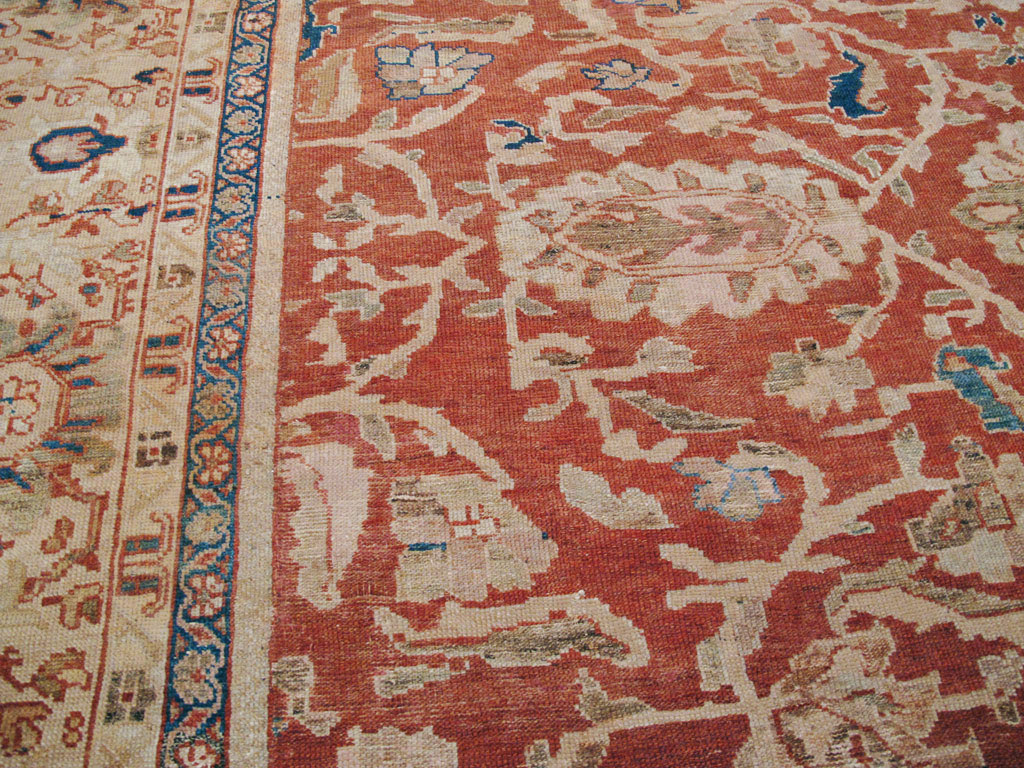 Antique Persian Mahal Large Carpet, No.25893 - Galerie Shabab