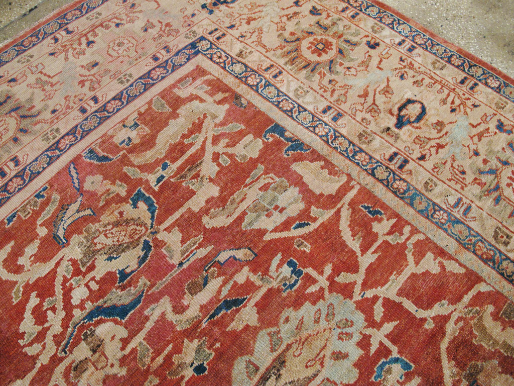 Antique Persian Mahal Large Carpet, No.25893 - Galerie Shabab