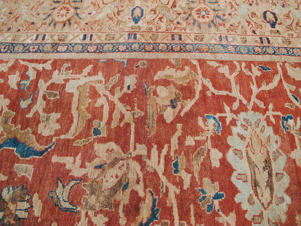 Antique Persian Mahal Large Carpet, No.25893 - Galerie Shabab