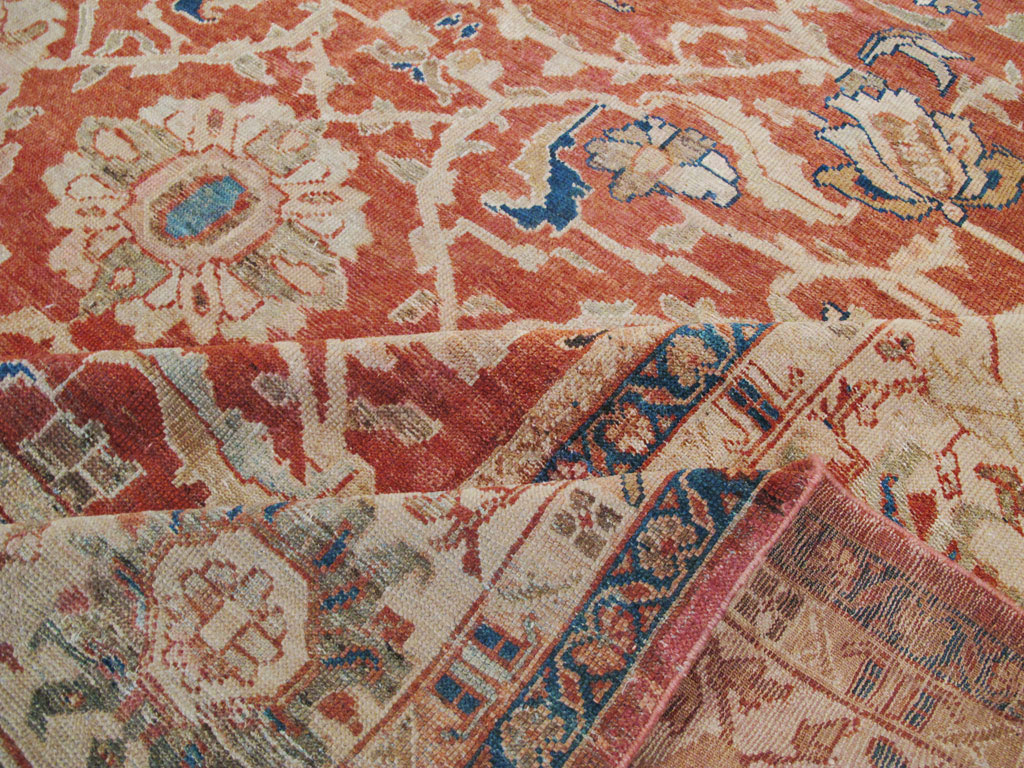 Antique Persian Mahal Large Carpet, No.25893 - Galerie Shabab