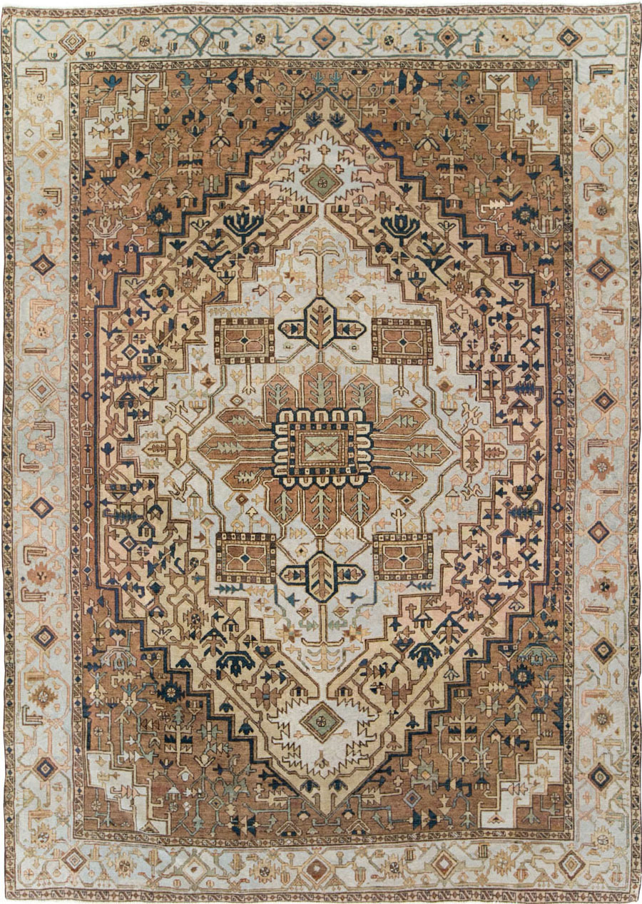Antique Persian Heriz Carpet, No.25894 - Galerie Shabab