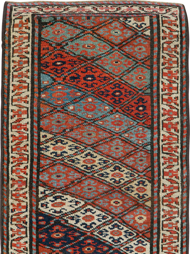 Antique Persian Kurdish Runner, No.25895 - Galerie Shabab