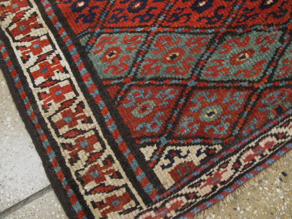 Antique Persian Kurdish Runner, No.25895 - Galerie Shabab