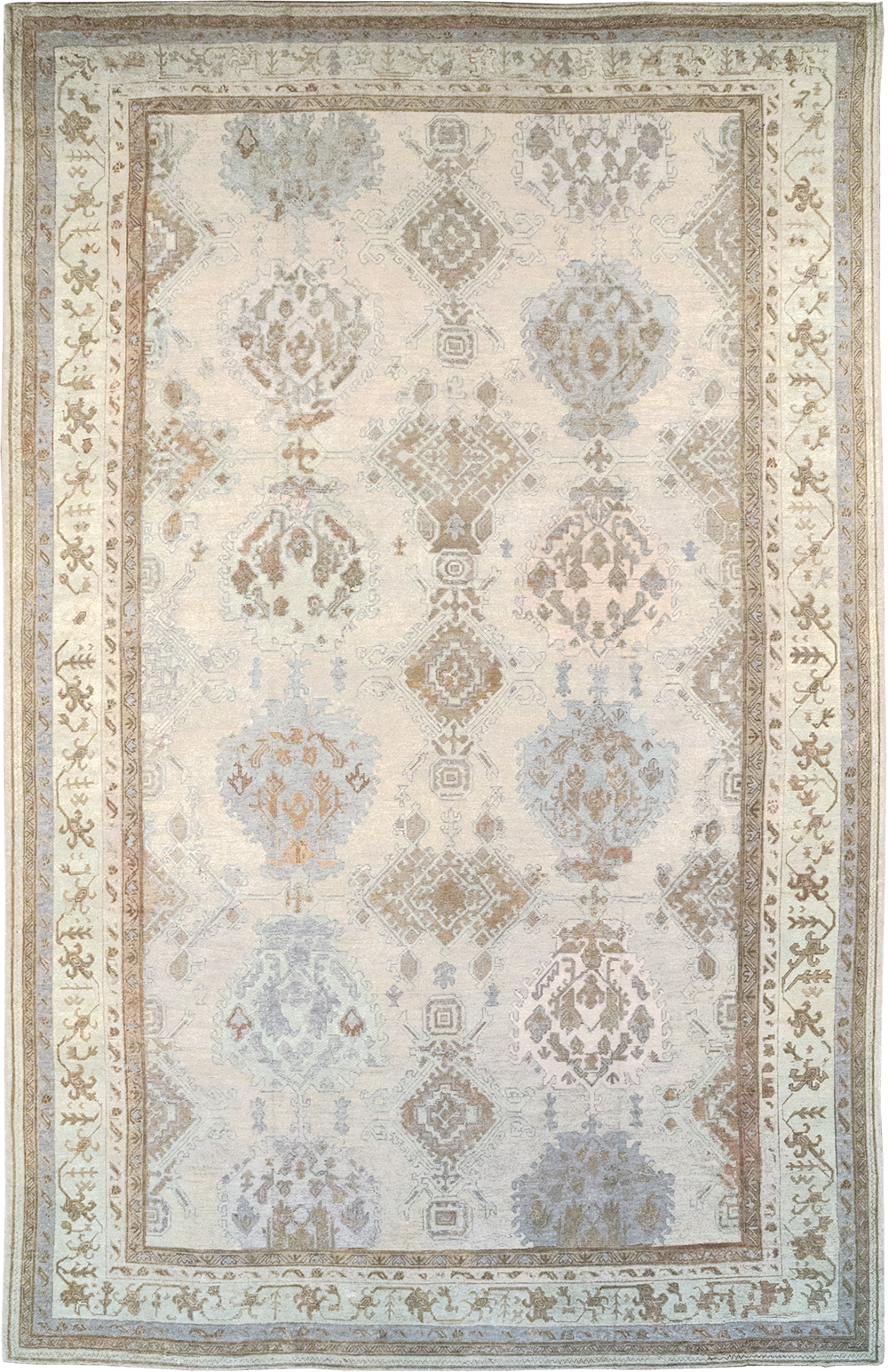Antique Turkish Oushak Oversize Carpet, No.25900 - Galerie Shabab