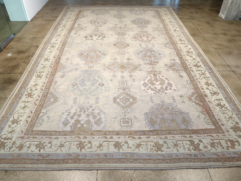 Antique Turkish Oushak Oversize Carpet, No.25900 - Galerie Shabab