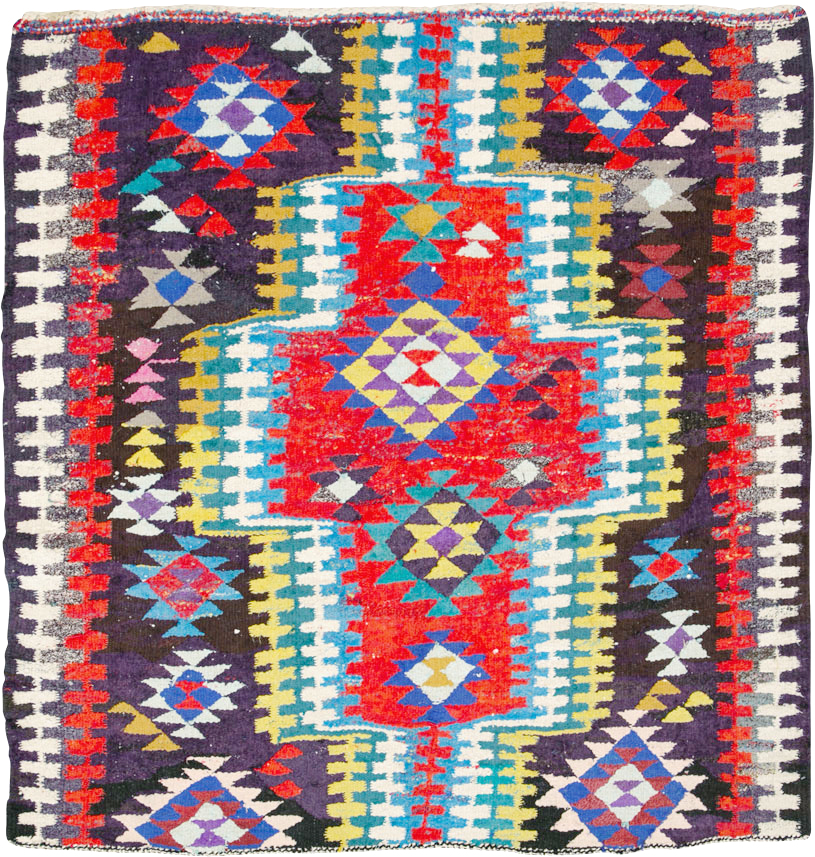 Vintage Persian Flatweave Kilim, No.25906 - Galerie Shabab