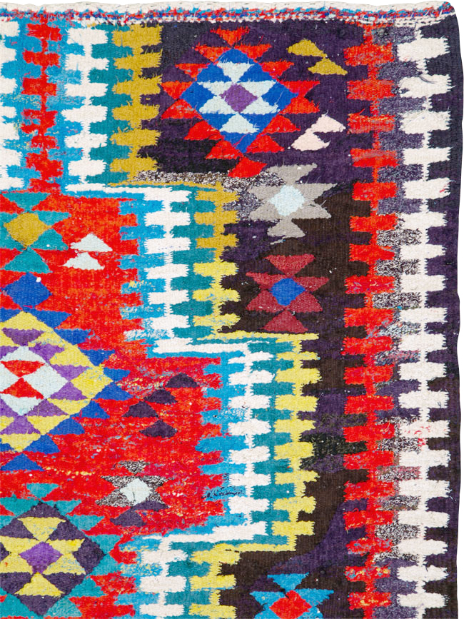 Vintage Persian Flatweave Kilim, No.25906 - Galerie Shabab