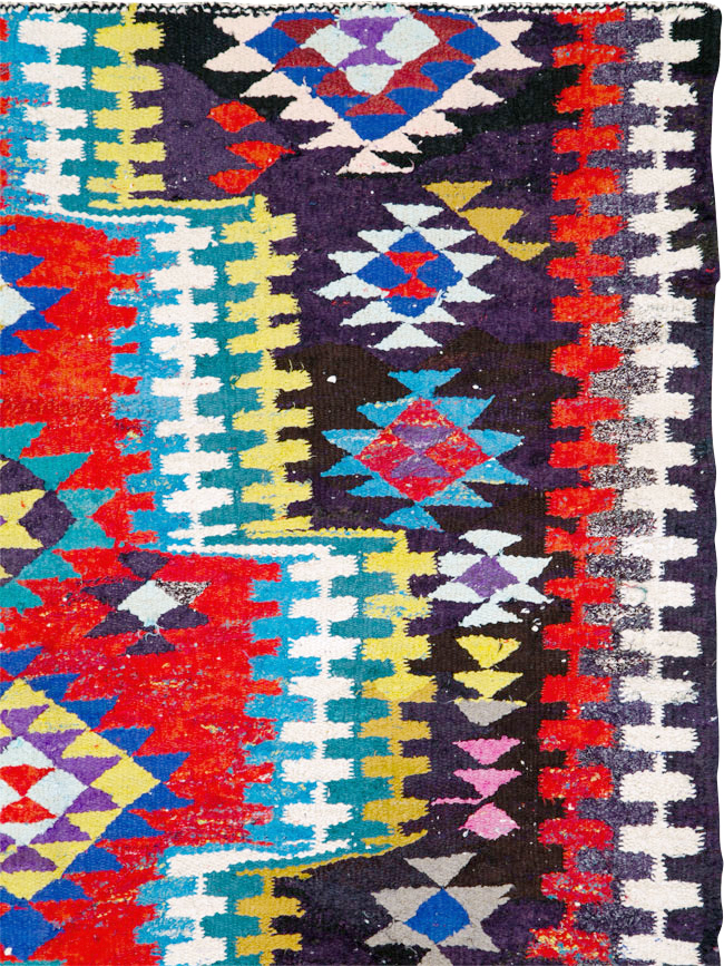Vintage Persian Flatweave Kilim, No.25906 - Galerie Shabab