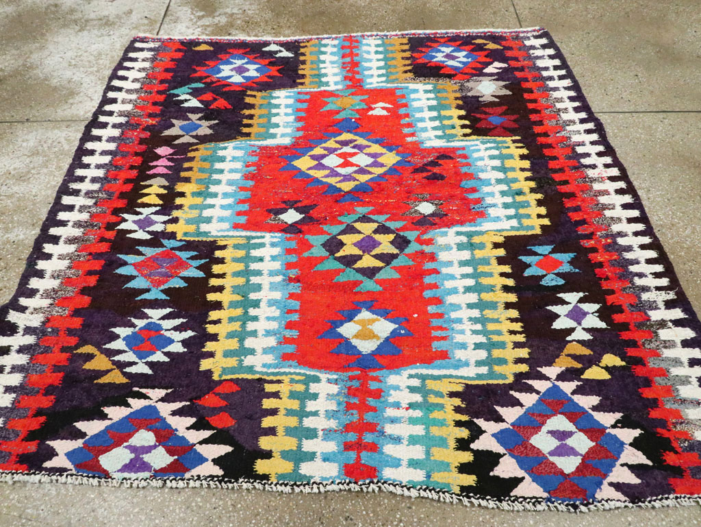 Vintage Persian Flatweave Kilim, No.25906 - Galerie Shabab