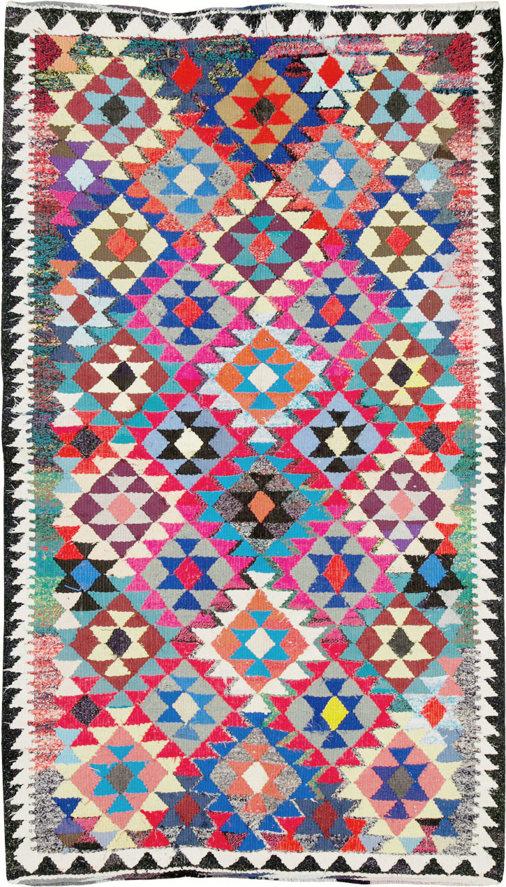 Vintage Persian Kilim, No.25907 - Galerie Shabab