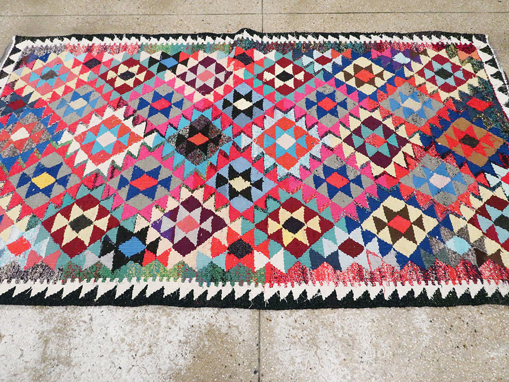 Vintage Persian Kilim, No.25907 - Galerie Shabab