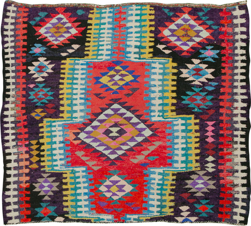 Vintage Persian Kilim, No.25909 - Galerie Shabab