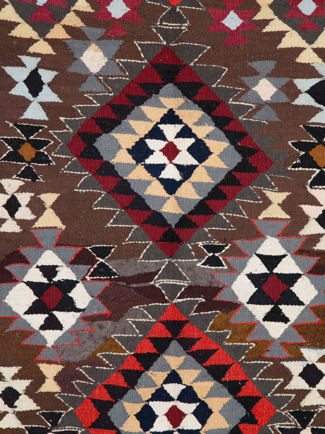 Vintage Persian Kilim, No.25911 - Galerie Shabab