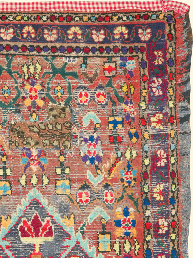 Vintage Persian Hamadan Rug, No.25913 - Galerie Shabab