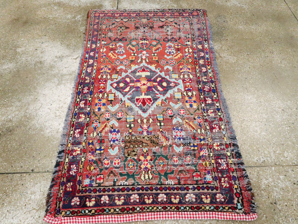 Vintage Persian Hamadan Rug, No.25913 - Galerie Shabab
