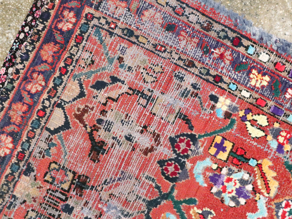Vintage Persian Hamadan Rug, No.25913 - Galerie Shabab