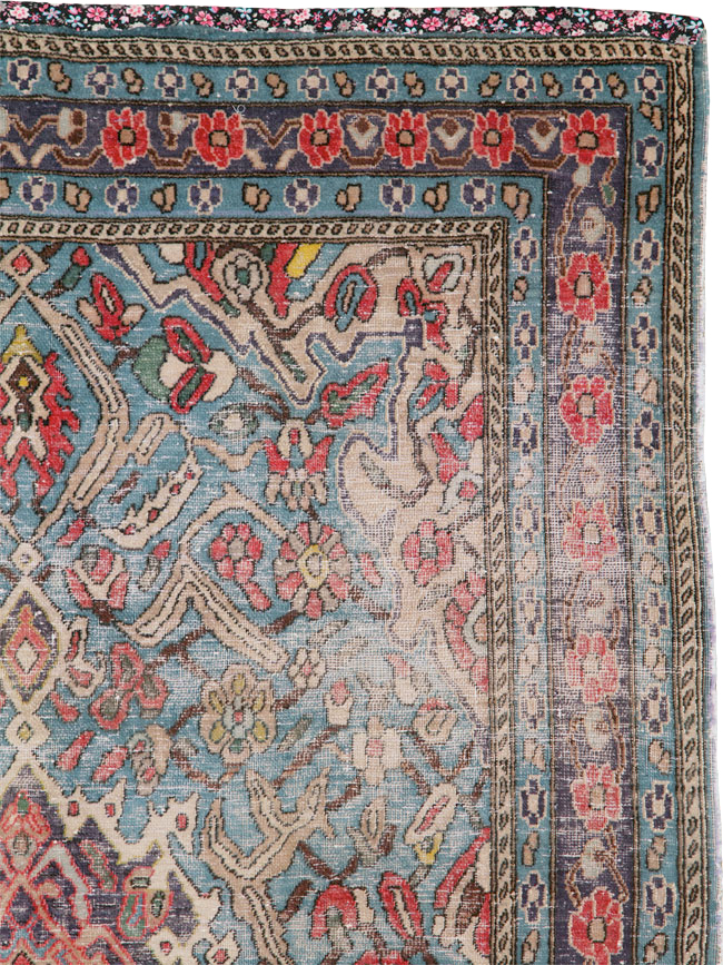 Vintage Persian Hamadan Rug, No.25915 - Galerie Shabab
