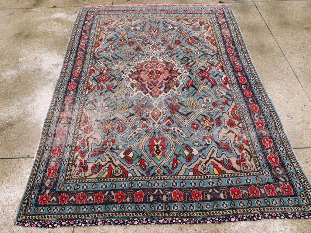 Vintage Persian Hamadan Rug, No.25915 - Galerie Shabab