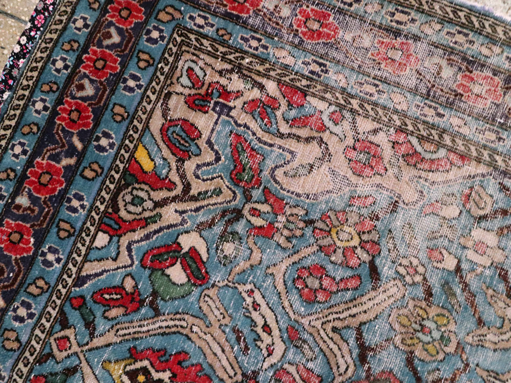 Vintage Persian Hamadan Rug, No.25915 - Galerie Shabab