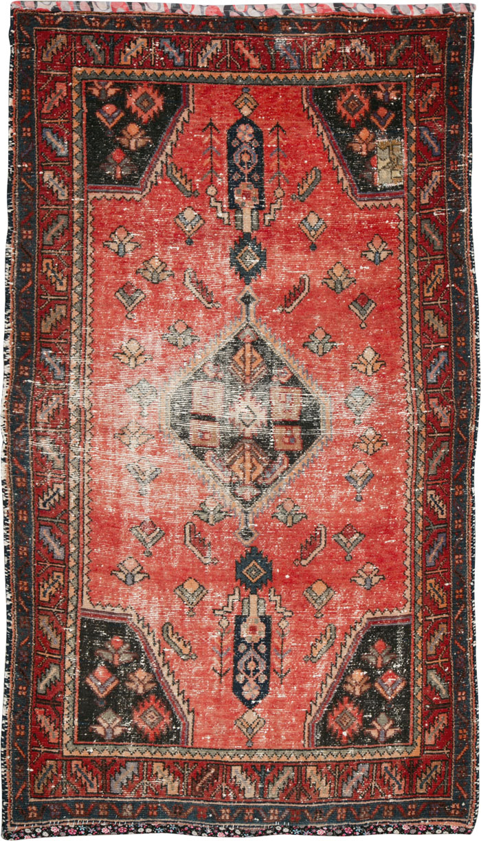 Vintage Persian Hamadan Rug, No.25916 - Galerie Shabab