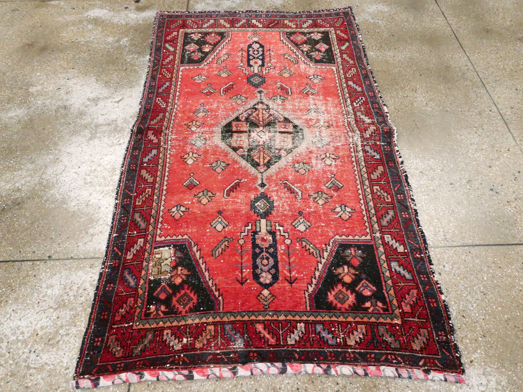 Vintage Persian Hamadan Rug, No.25916 - Galerie Shabab