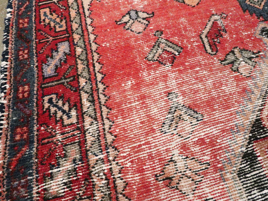 Vintage Persian Hamadan Rug, No.25916 - Galerie Shabab