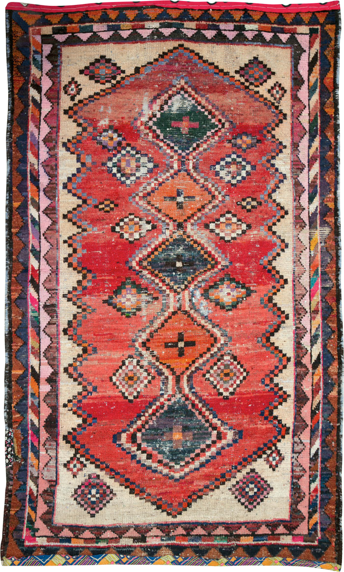 Vintage Persian Hamadan Rug, No.25918 - Galerie Shabab
