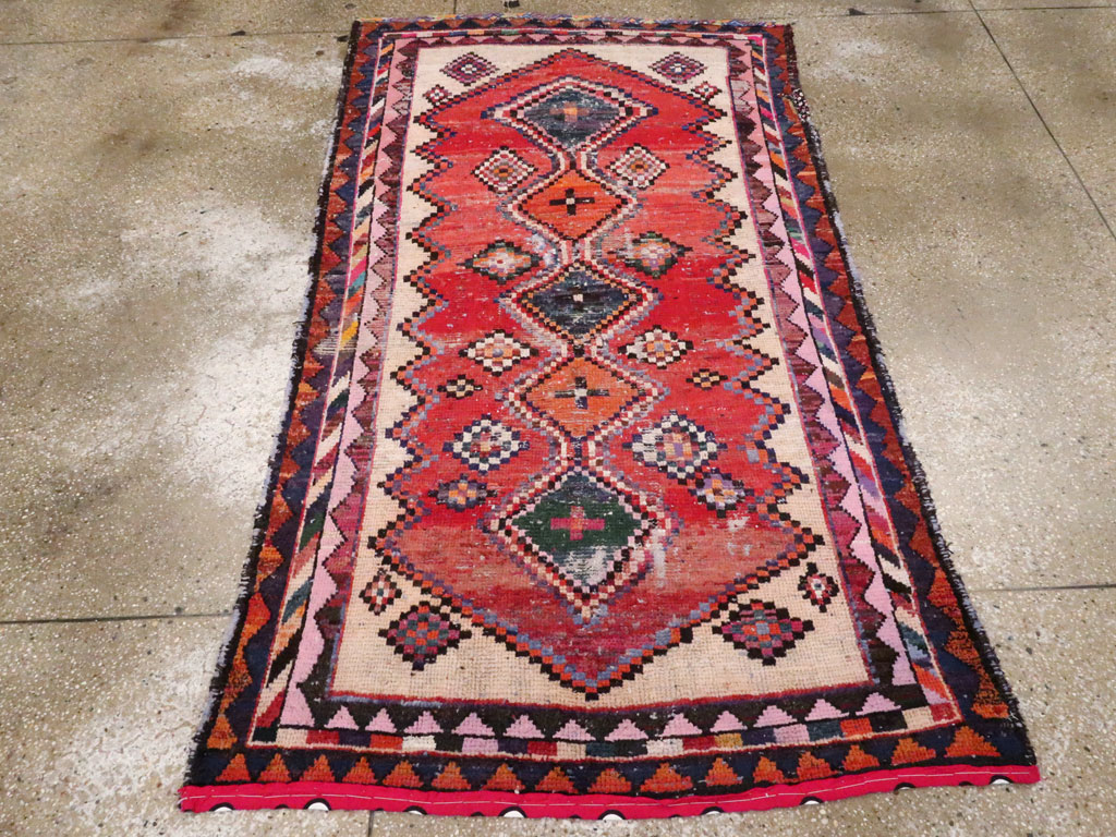Vintage Persian Hamadan Rug, No.25918 - Galerie Shabab