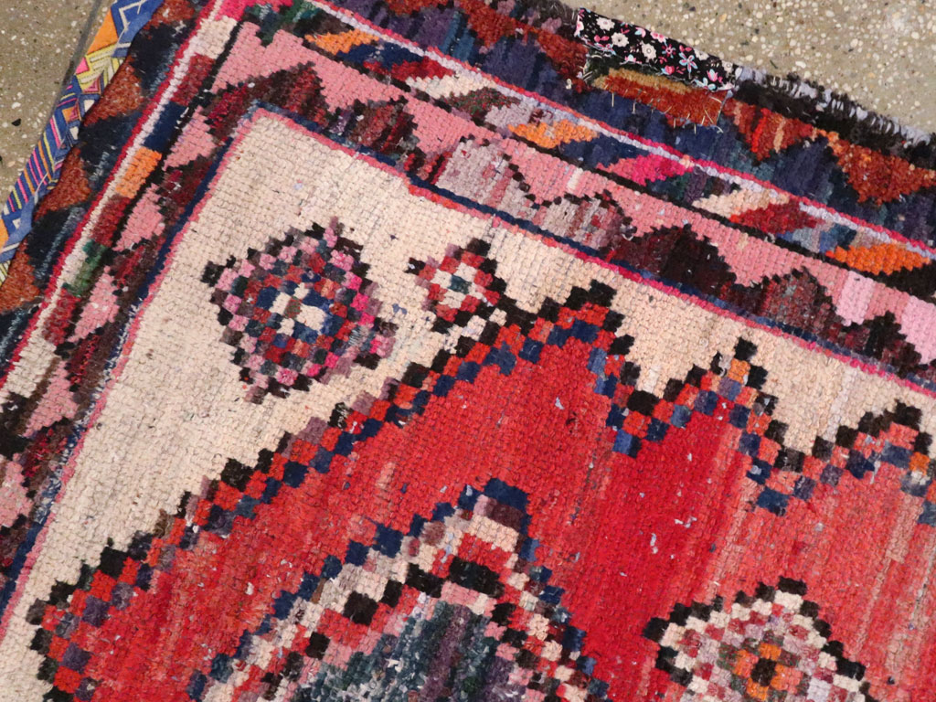 Vintage Persian Hamadan Rug, No.25918 - Galerie Shabab