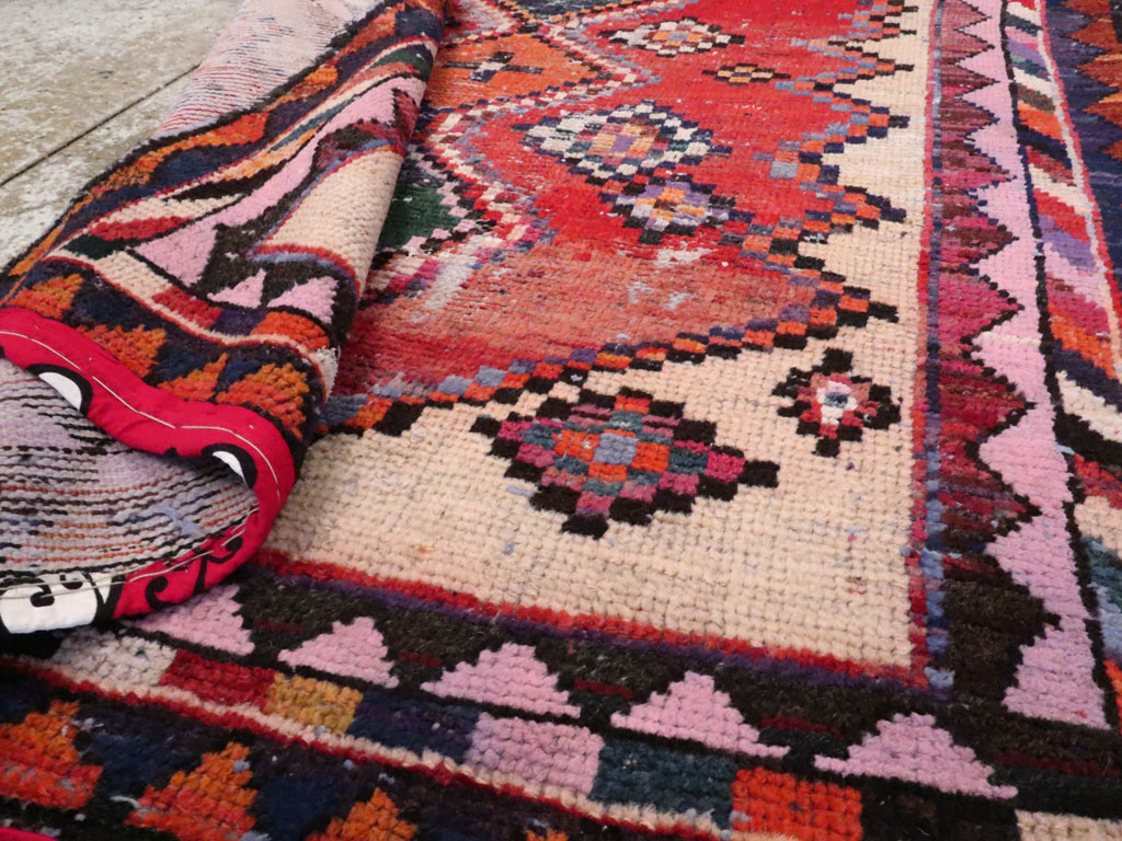 Vintage Persian Hamadan Rug, No.25918 - Galerie Shabab