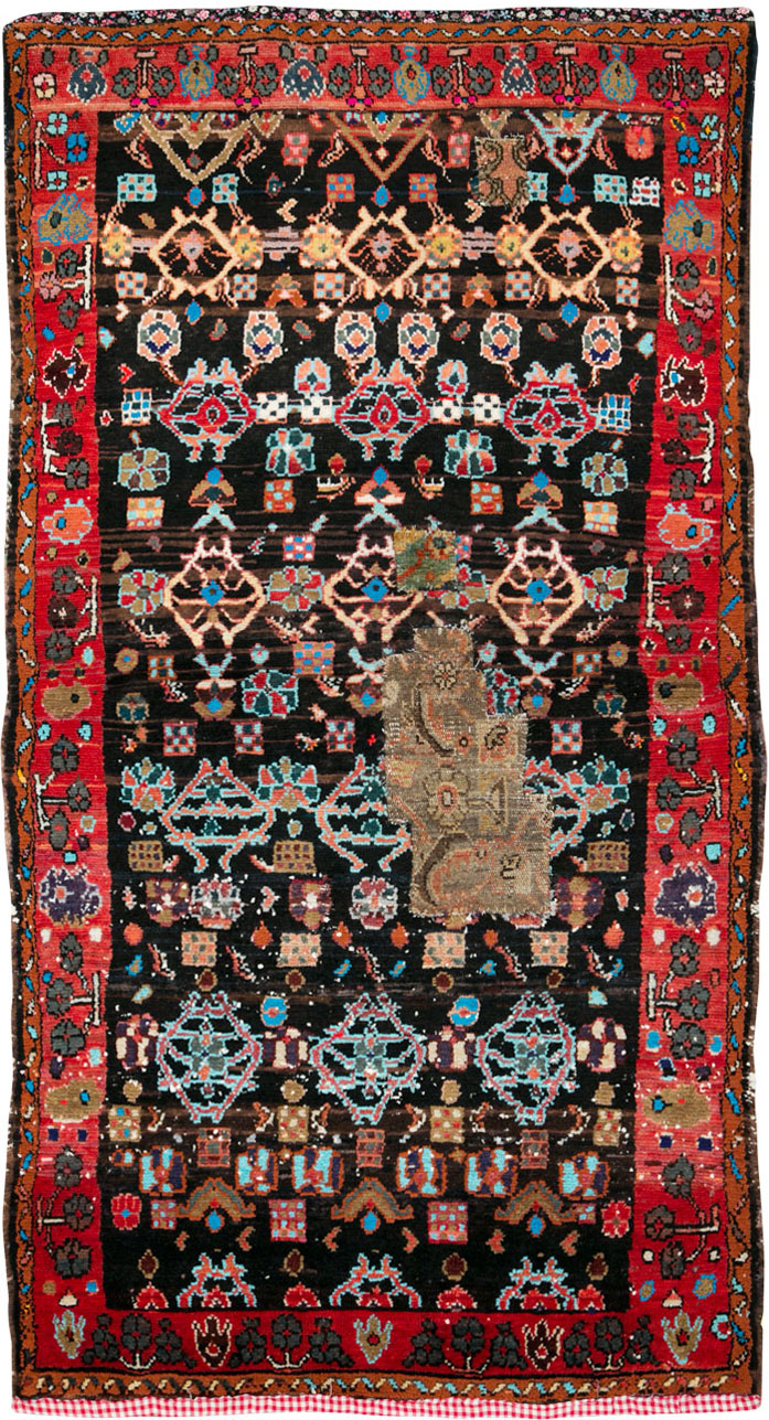 Vintage Persian Hamadan Rug, No.25923 - Galerie Shabab