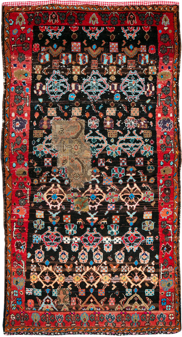 Vintage Persian Hamadan Rug, No.25923 - Galerie Shabab
