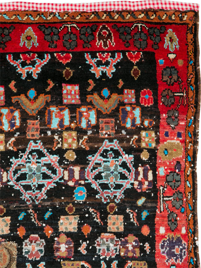 Vintage Persian Hamadan Rug, No.25923 - Galerie Shabab
