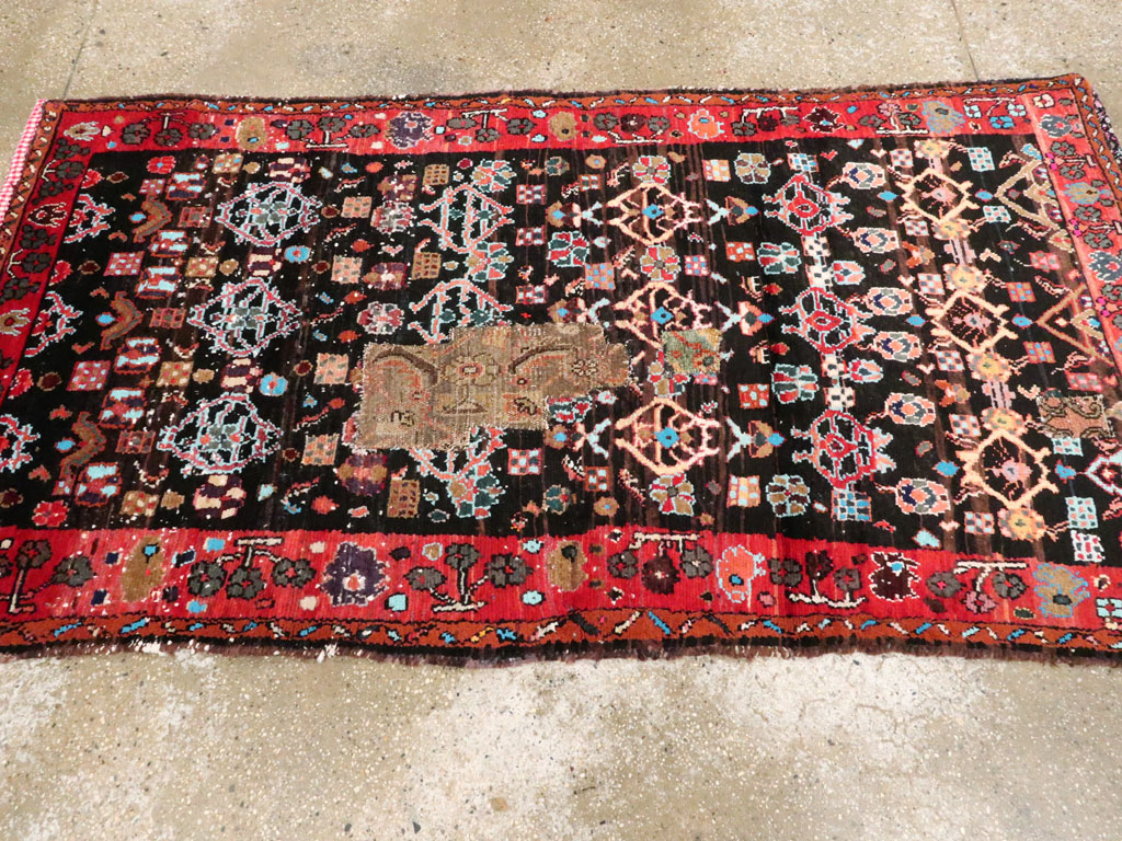 Vintage Persian Hamadan Rug, No.25923 - Galerie Shabab